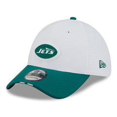 New York Jets New Era 2025 NFL Training Camp 39THIRTY Flex Hat White/Green