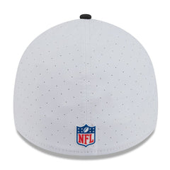 Las Vegas Raiders New Era 2025 NFL Training Camp 39THIRTY Flex Hat White/Black