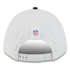 Las Vegas Raiders New Era 2025 NFL Training Camp A-Frame 9FORTY Adjustable Hat White/Black