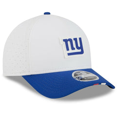 New York Giants New Era 2025 NFL Training Camp A-Frame 9FORTY Adjustable Hat White/Royal