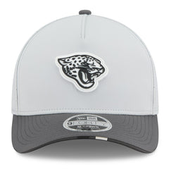 Jacksonville Jaguars New Era 2025 NFL Training Camp A-Frame 9FORTY Adjustable Hat Gray/Graphite