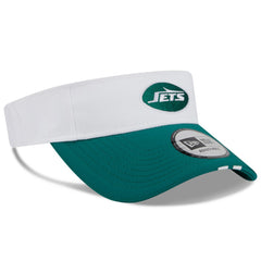 New York Jets New Era 2025 NFL Training Camp Adjustable Visor White/Green