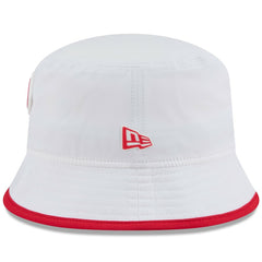 Kansas City Chiefs New Era 2025 NFL Training Camp Stretch Bucket Hat White