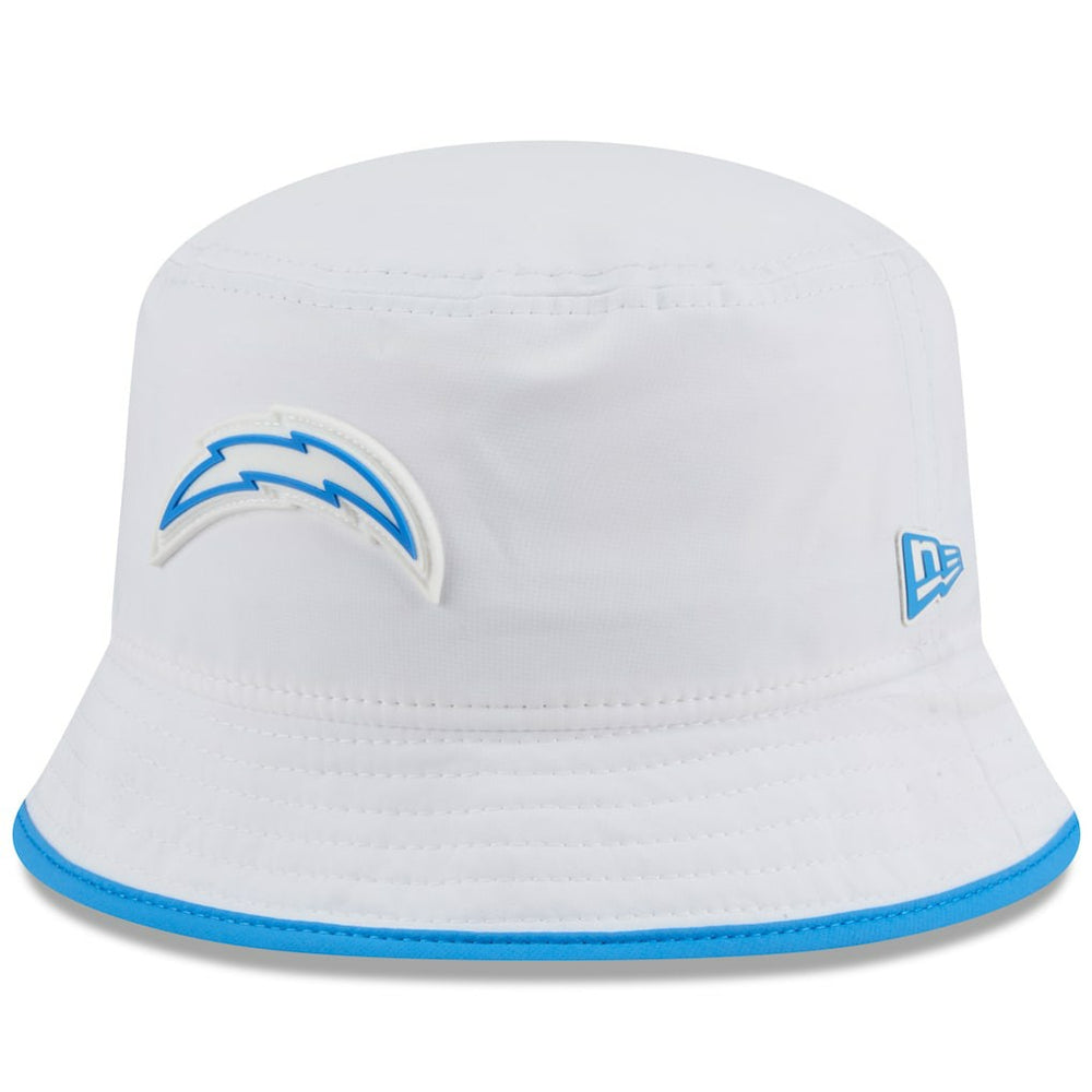 Los Angeles Chargers New Era 2025 NFL Training Camp Stretch Bucket Hat White