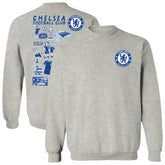 Chelsea Vive La Fete Women's Impressions Artwork Pullover Sweatshirt Gray shop