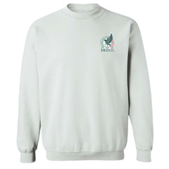 Mexico National Team Vive La Fete Women's Impressions Artwork Pullover Sweatshirt White shop