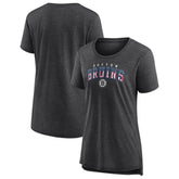 NHL Boston Bruins Women's Proud Tri-Blend T-Shirt - Gray