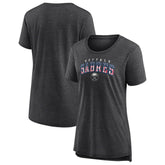 NHL Buffalo Sabres Women's Proud Tri-Blend T-Shirt - Gray