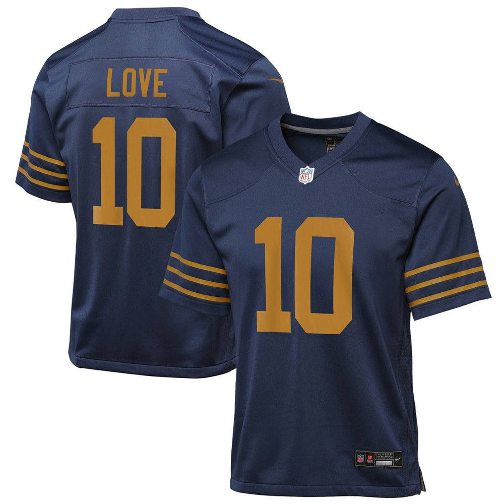 NFL Jordan Love Green Bay Packers Youth The 1923 Classic Game Jersey - Navy