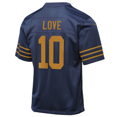 NFL Jordan Love Green Bay Packers Youth The 1923 Classic Game Jersey - Navy