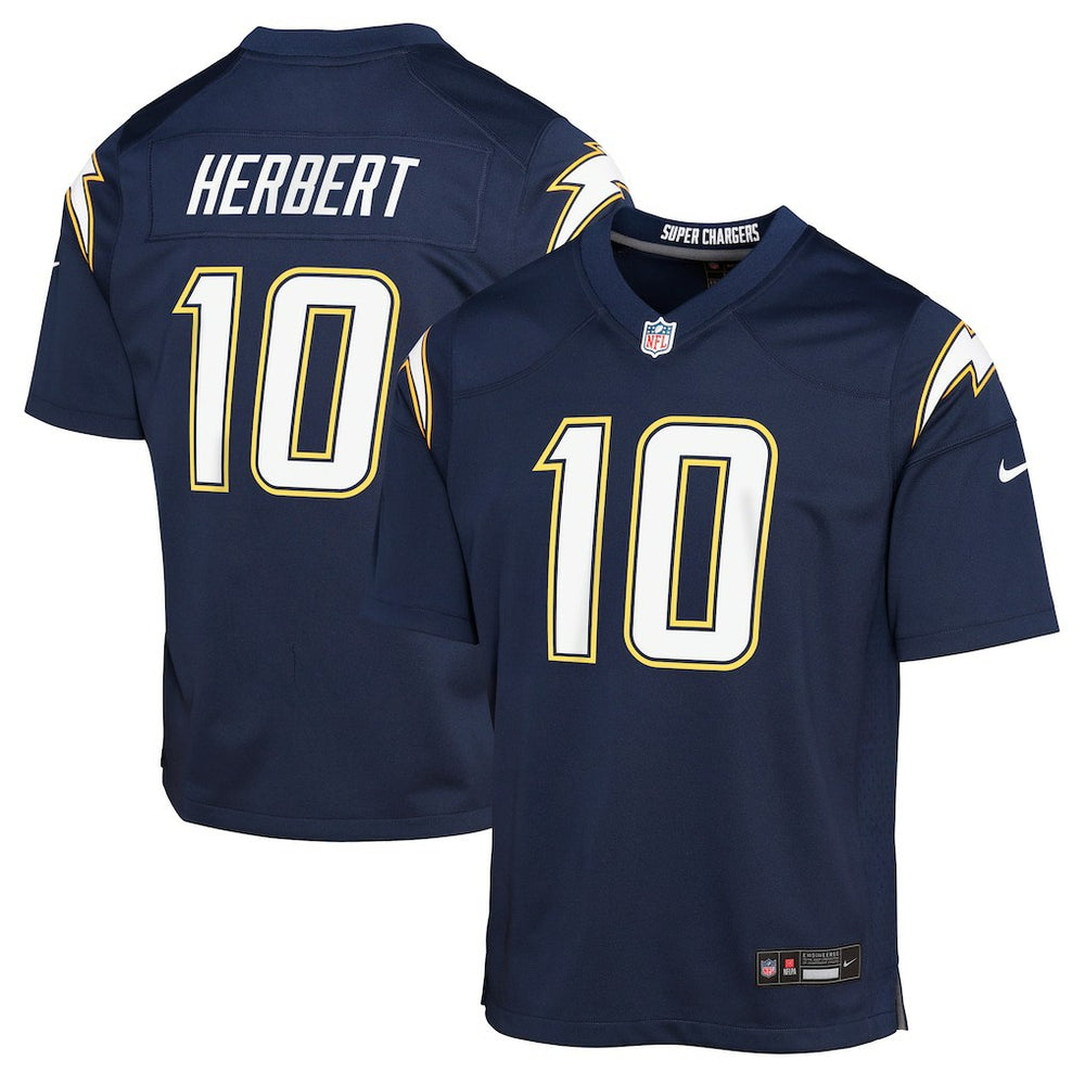 NFL Justin Herbert Los Angeles Chargers Youth Alternate Super Chargers Game Player Jersey - Navy