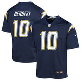 Justin Herbert Los Angeles Chargers Youth Alternate Super Chargers Game Player Jersey Navy