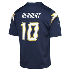 NFL Justin Herbert Los Angeles Chargers Youth Alternate Super Chargers Game Player Jersey - Navy