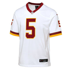 NFL Jayden Daniels Washington Commanders Youth Game Super Bowl Era Jersey - White