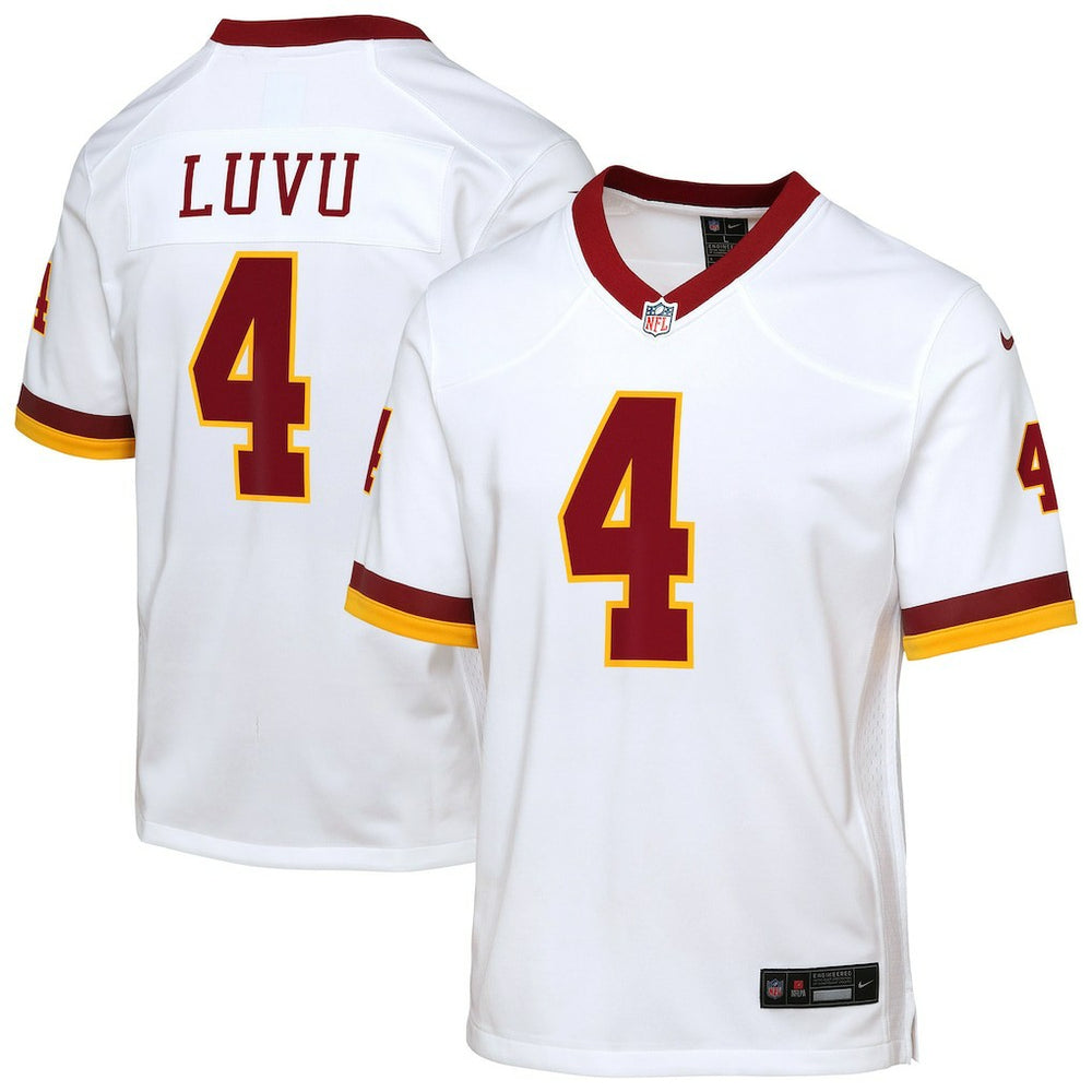 NFL Frankie Luvu Washington Commanders Youth Game Super Bowl Era Jersey - White