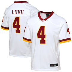 NFL Frankie Luvu Washington Commanders Youth Game Super Bowl Era Jersey - White