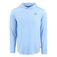 Cleveland Browns Men's Cutter & Buck Coastline Epic Comfort Eco Recycled Hooded Shirt Powder Blue