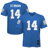 NFL Amon-Ra St. Brown Detroit Lions Outerstuff Preschool Replica Player Jersey - Blue sale