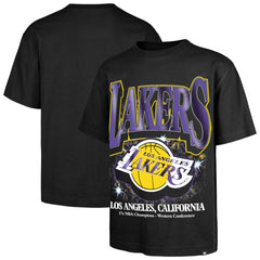 Los Angeles Lakers '47 Past Champs Collection Flashbulb Foundation T-Shirt Black