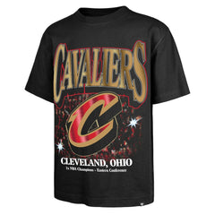 Cleveland Cavaliers '47 Past Champs Collection Flashbulb Foundation T-Shirt Black
