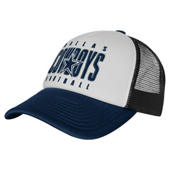 Dallas Cowboys Outerstuff Youth Essentials Trucker Adjustable Hat White