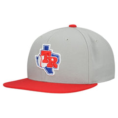 Texas Rangers Mitchell & Ness Cooperstown Collection Basic Flip Snapback Hat - Gray Hats