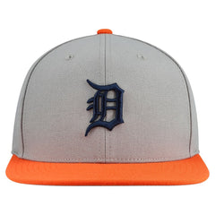 Detroit Tigers Mitchell & Ness Basic Flip Snapback Hat - Gray Hats