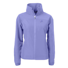 Detroit Lions Cutter & Buck Women's Charter Eco Recycled Full-Zip Jacket Purple