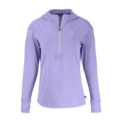 Minnesota Vikings Cutter & Buck Women's Daybreak Eco Recycled Half-Zip Hoodie Purple