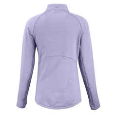 Detroit Lions Cutter & Buck Women's Peshastin Eco Fleece Recycled Half-Zip Top Purple