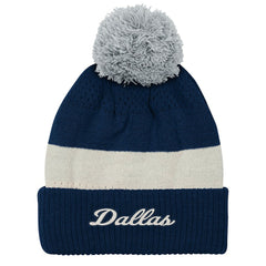 Dallas Cowboys Outerstuff Youth Modern Fan Cuffed Knit Hat with Pom Navy