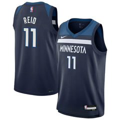 NBA Naz Reid Minnesota Timberwolves Youth Swingman Jersey - Icon Edition - Navy