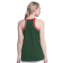 NHL Minnesota Wild G-III 4Her by Carl Banks Women's Curveball Racerback Scoop Neck Slub Tank Top - Green