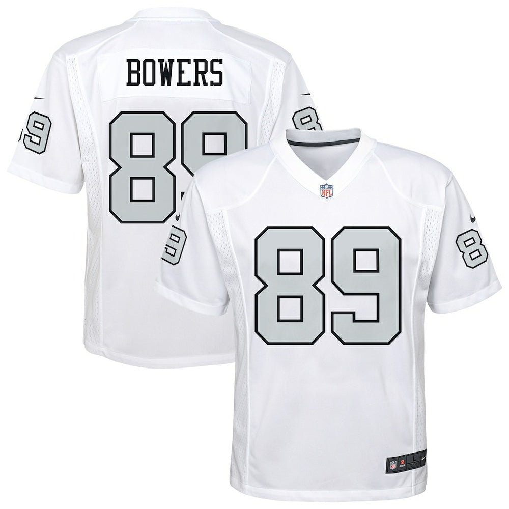 NFL Brock Bowers Las Vegas Raiders Youth Alternate Game Jersey - White