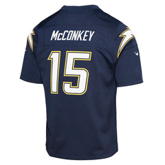 NFL Ladd McConkey Los Angeles Chargers Youth Alternate Super Chargers Game Player Jersey - Navy