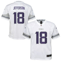 NFL Justin Jefferson Minnesota Vikings Preschool Alternate Player Game Jersey - White