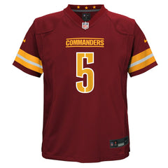 NFL Jayden Daniels Washington Commanders Preschool Team Player Game Jersey - Burgundy