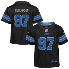 NFL Aidan Hutchinson Detroit Lions Preschool Alternate Player Game Jersey - Black