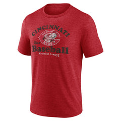 Cincinnati Reds Our Game Tri-Blend T-Shirt - Red T-shirts