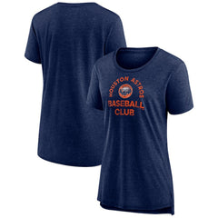 Houston Astros Women's Selected First Tri-Blend T-Shirt - Navy T-shirts