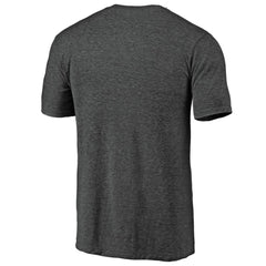 Los Angeles Dodgers Weathered Official Logo Tri-Blend T-Shirt - Charcoal T-shirts