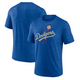 Los Angeles Dodgers Cooperstown Series Sweep Tri-Blend T-Shirt - Royal T-shirts