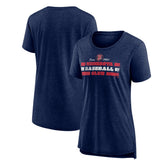 Minnesota Twins Women's Power Swing Tri-Blend T-Shirt - Navy T-shirts