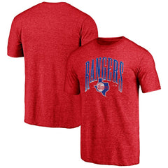 Texas Rangers Line Corps Tri-Blend T-Shirt - Red T-shirts