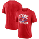 Washington Nationals Badge of Honor Tri-Blend T-Shirt - Red T-shirts
