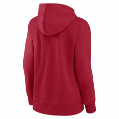 Arizona Diamondbacks Women's Distressed Team Pullover Hoodie - Red Hoodies