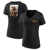 Bryant Young San Francisco 49ers Women's Hall of Fame V-Neck T-Shirt Black
