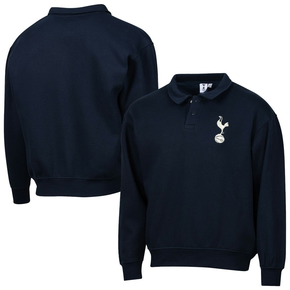 Tottenham Hotspur Sport Design Sweden Retro Relaxed Fleece Sweatshirt Navy