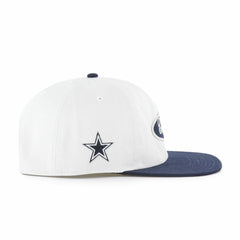 Dallas Cowboys '47 Foundational Captain Snapback Hat White/Navy