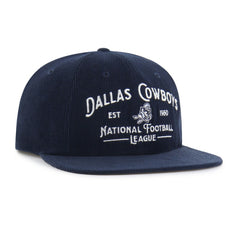 Dallas Cowboys '47 Whitlock Captain Corduroy Adjustable Hat Navy